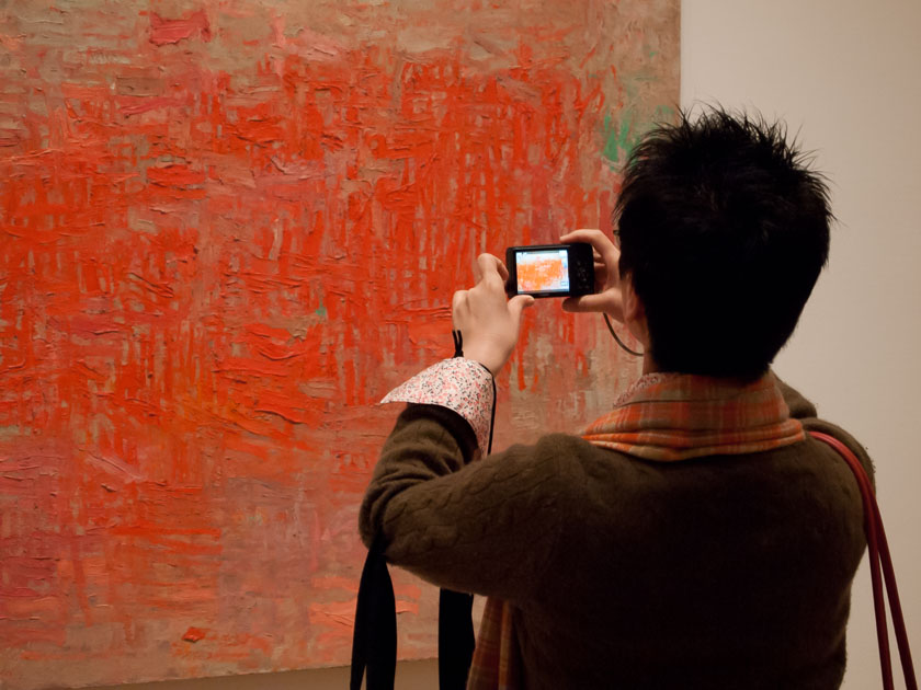 Photographing a painting