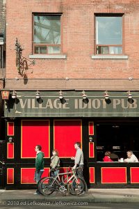 Storefront of The Village Idiot pub, Toronto
