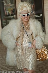 A woman dressed to the nines, New York Fashion Week