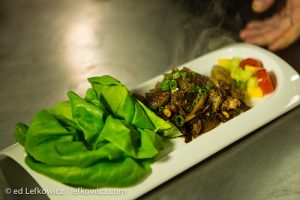 Lettuce wraps with turkey at Xixa