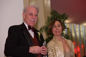 Two doctors at a gala for The Tomorrow Fund for Children With Cancer