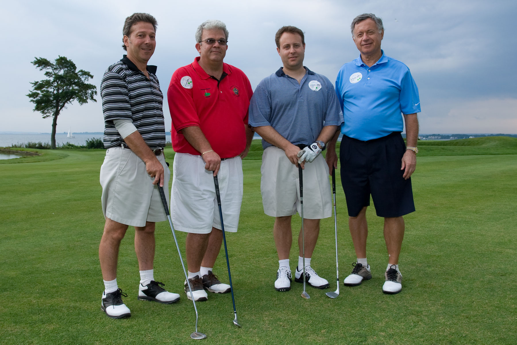 Participants in a golf event for The Tomorrow Fund for Children With Cancer
