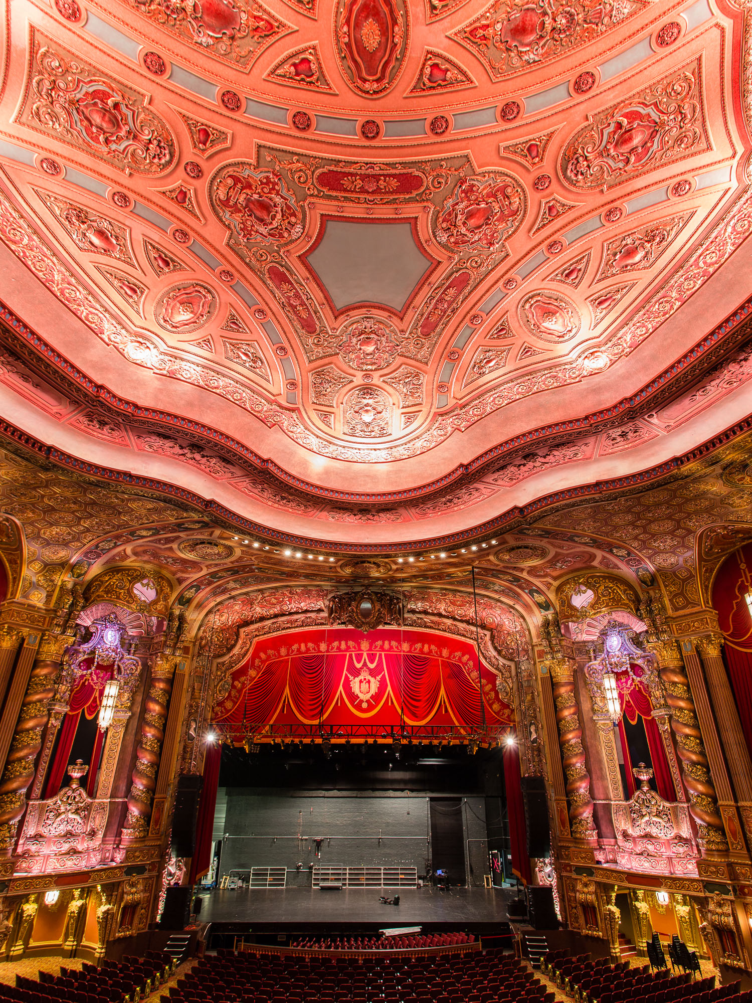 Interior of the Kings Theatre, originally Loew's Kings Theatre, one of five original "Loew's Wonder Theatres," opened in 1929.