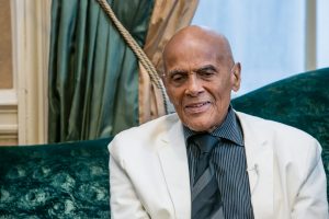 Harry Belafonte in the green room, photographed for the Toigo Foundation.