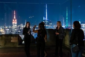 New York City skyline from the Rainbow Room, Rockefeller Center