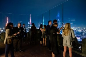 New York City skyline from the Rainbow Room, Rockefeller Center